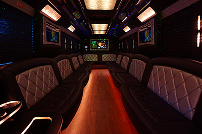Limo flat-screen TVs